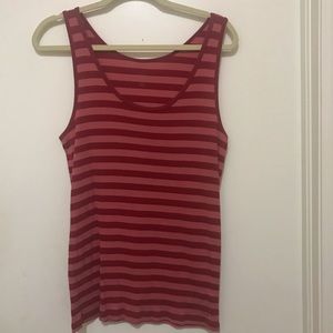 Women’s Gap Red Striped Tank Top